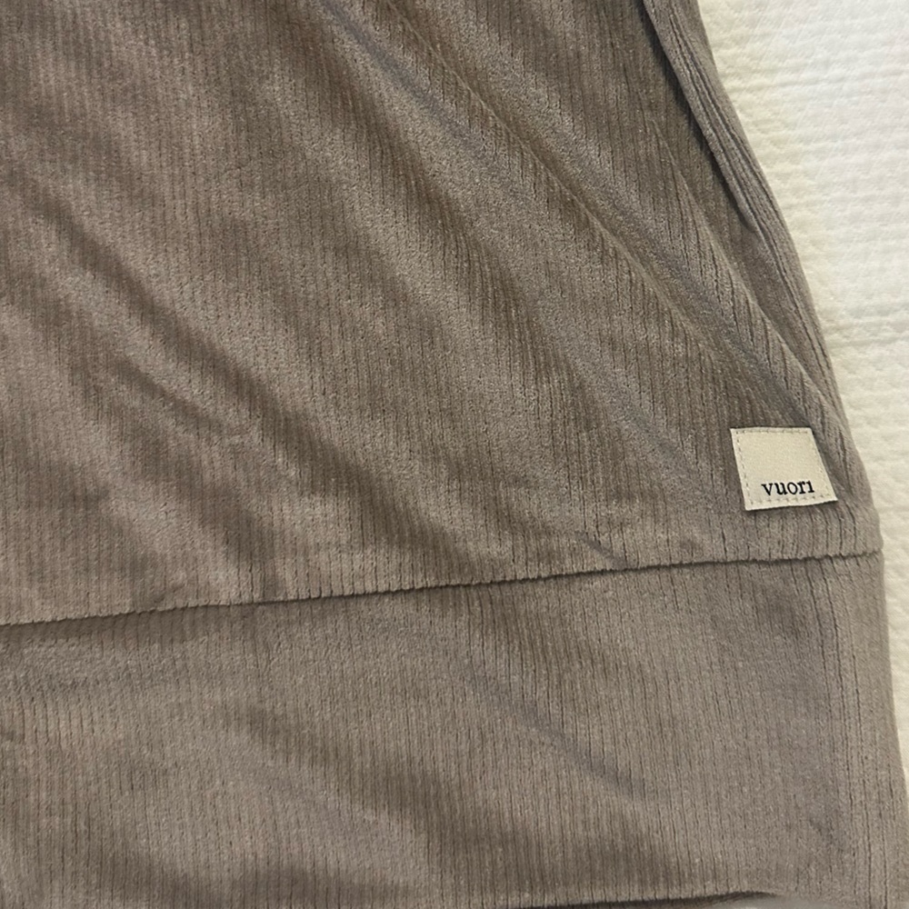 Vuori Haven Half Zip Velour Hoodie In Graphite XL - Picture 6 of 8